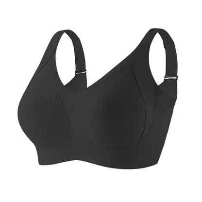 [M-5XL] Big Size Wireless Bra Full Cup Lifting Bra Anti-Sagging Side Support Soft Bra for Big Bust