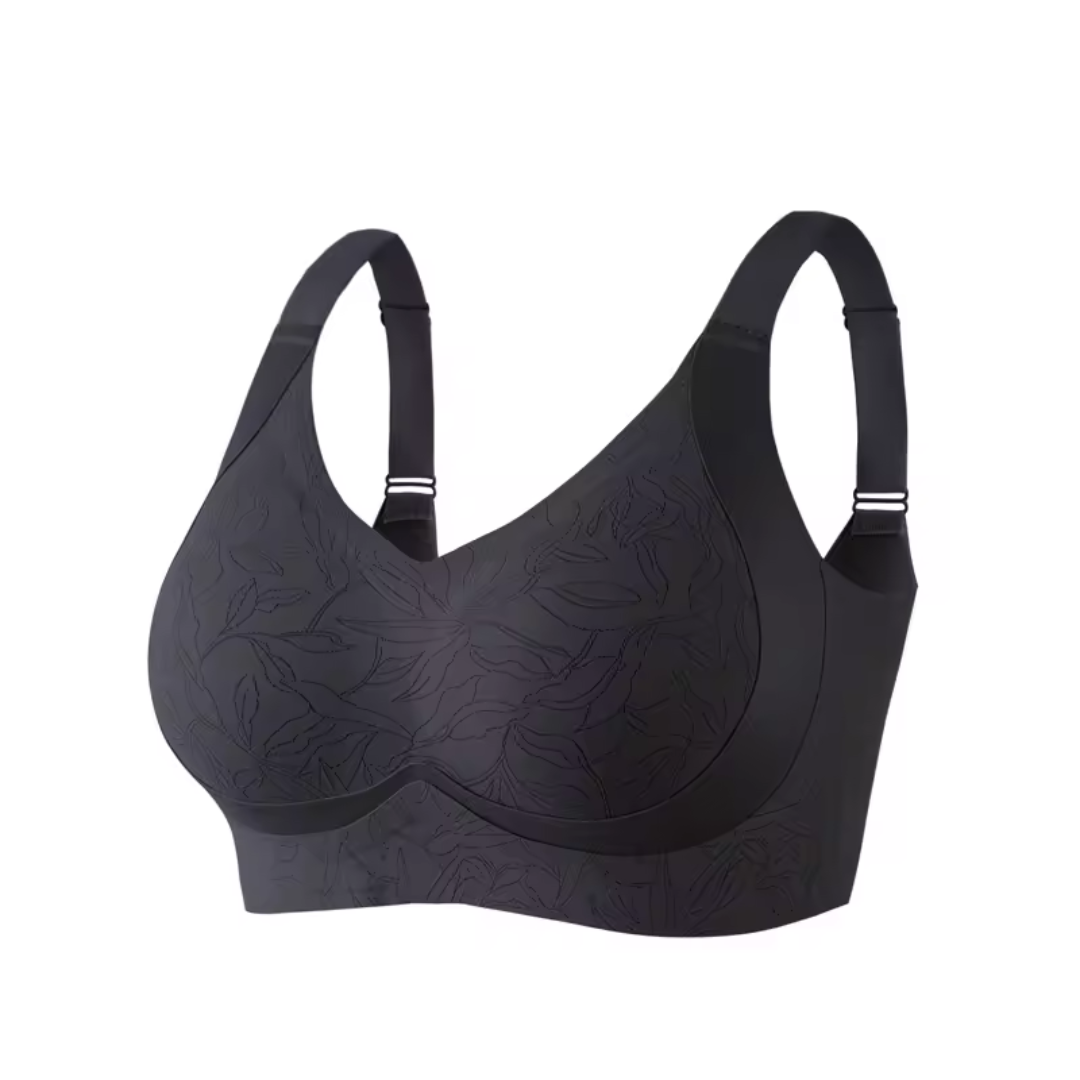 [Plus Size] Seamless Wireless Lifting Bra Crescent Lift Anti-Sagging Soft Bra for Big Bust M-4XL