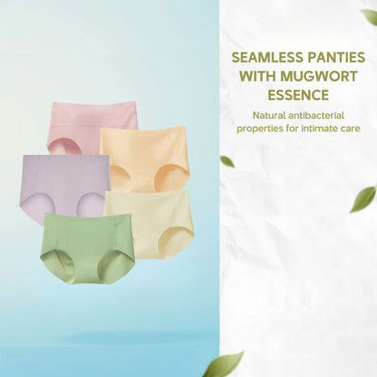 [COMBO 5] Premium Seamless Panties – Antibacterial & Breathable Silk Fabric
