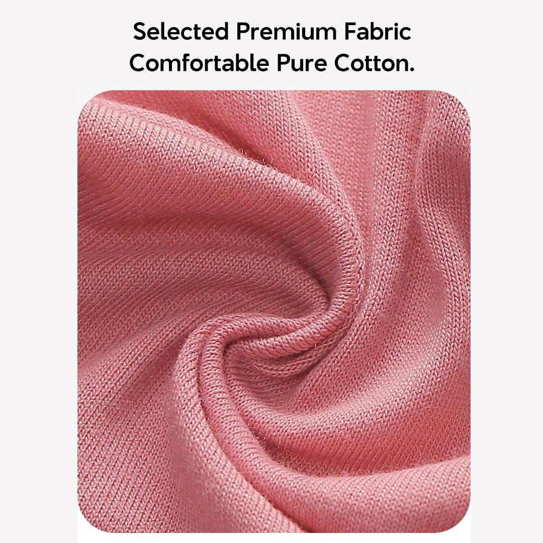 Front Closure Wireless Bra Soft Cotton Lifting Bra for Middle-Aged Senior Women Comfort