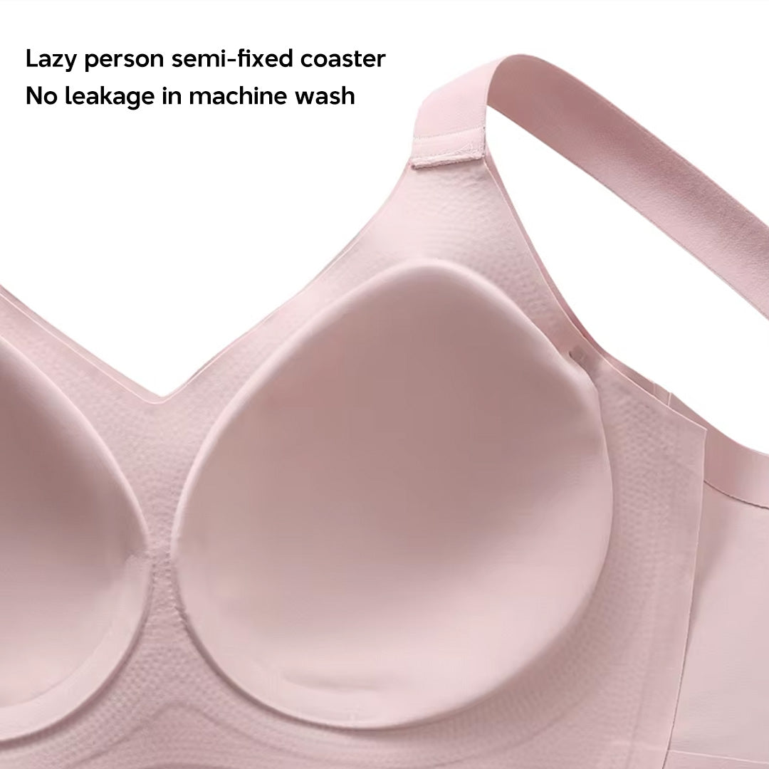 [Plus Size] Seamless Wireless Lifting Bra Crescent Lift Anti-Sagging Soft Bra for Big Bust M-4XL