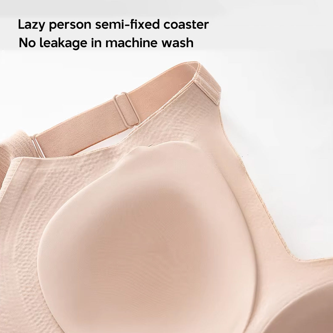 [M-5XL] Big Size Wireless Bra Full Cup Lifting Bra Anti-Sagging Side Support Soft Bra for Big Bust