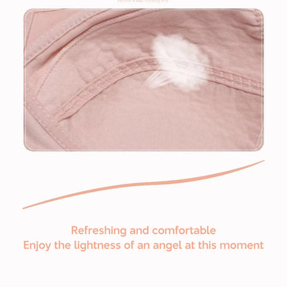 Big Size Premium Lace Front Buckle Bra Wireless Full Cup Lifting Bra for Seniors Anti-Sagging Soft Bra