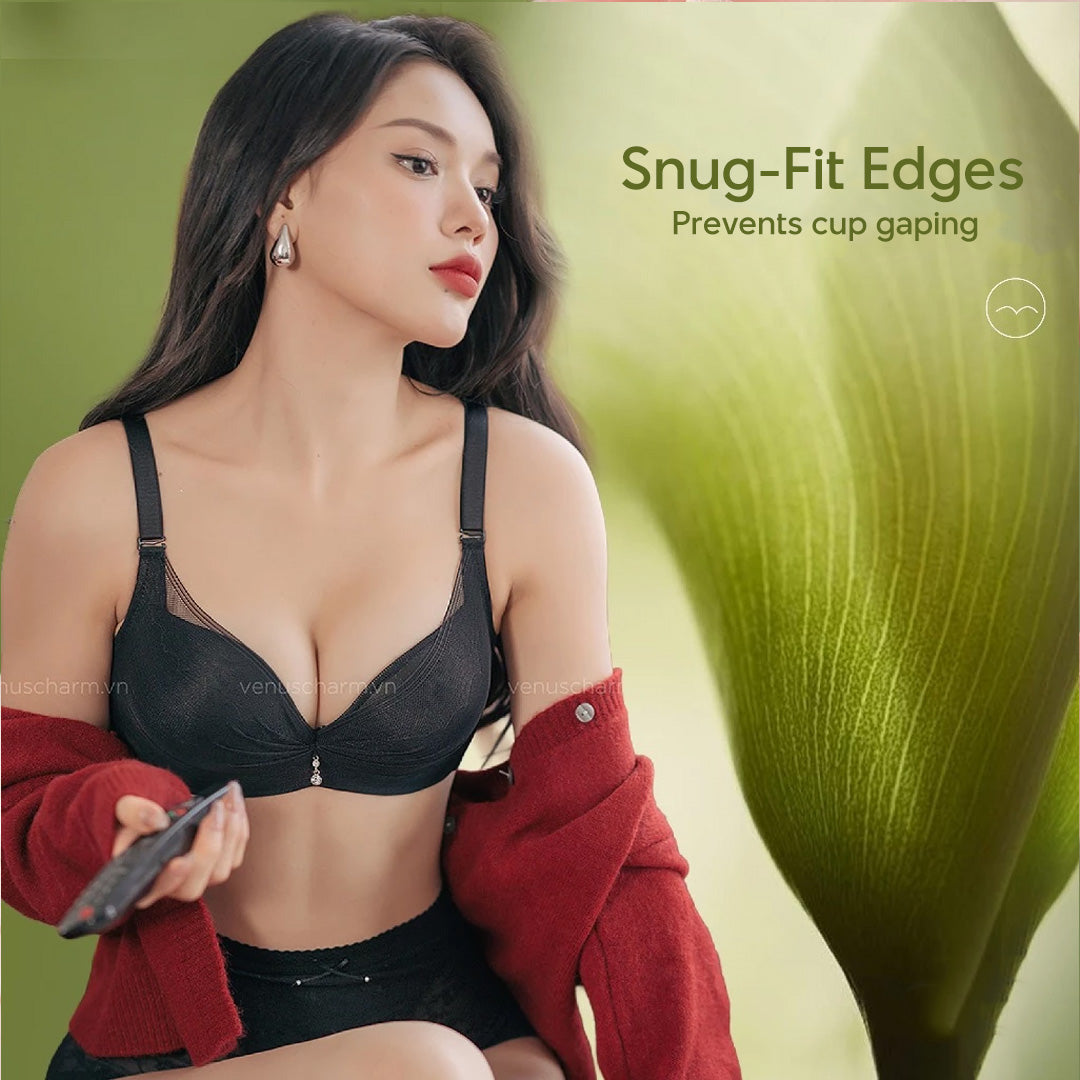4cm Super Thick Push Up Bra Flexible Wire Lifting Bra Natural Cleavage Invisible Lace Bra