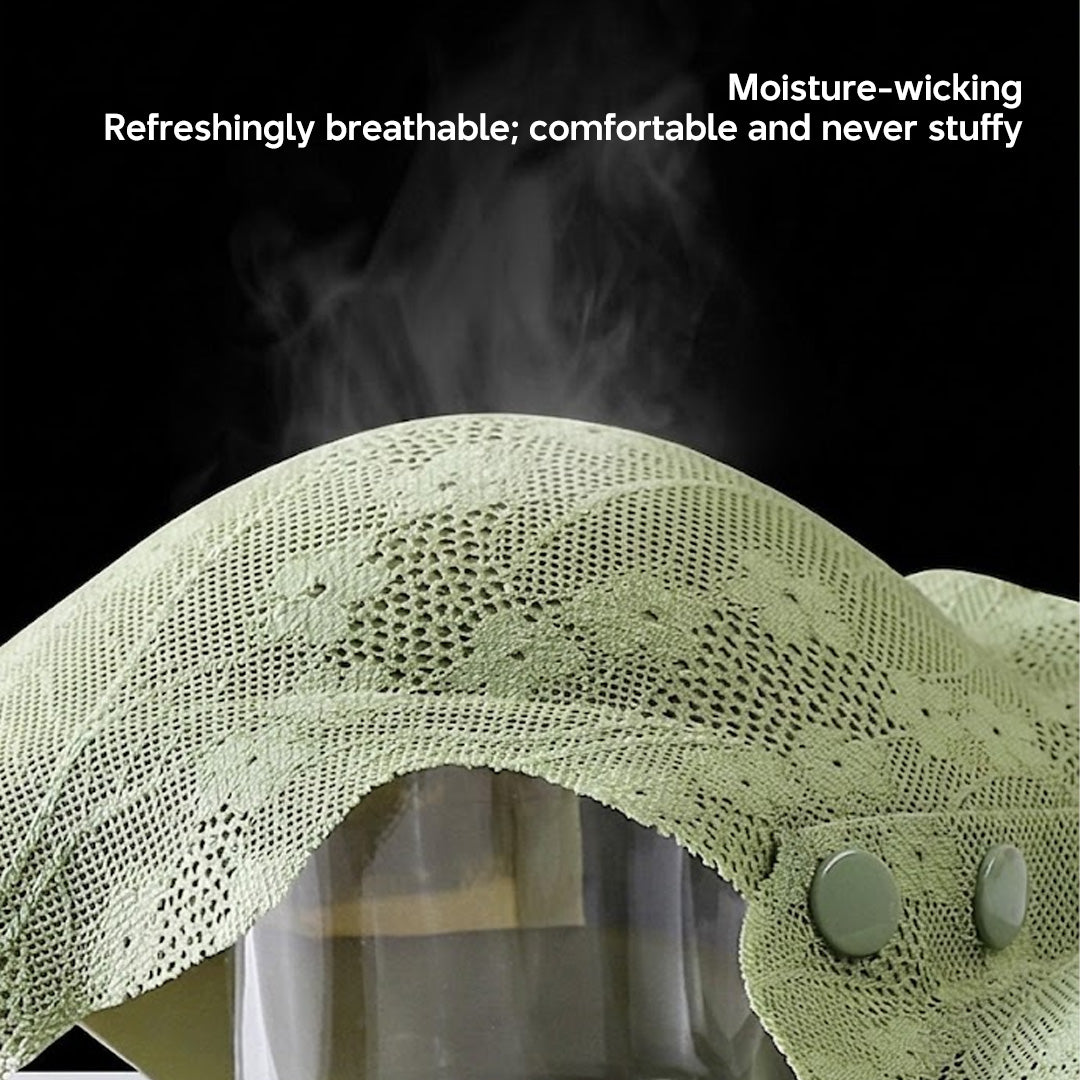 [Big Size] Seamless Lace Jelly Support Bra Wireless Lifting Bra Anti-Sagging Soft Bra for Big Bust
