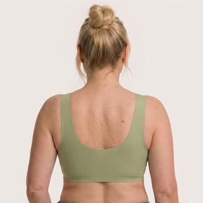 [Big Size] Seamless Lace Jelly Support Bra Wireless Lifting Bra Anti-Sagging Soft Bra for Big Bust