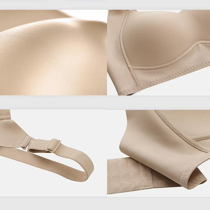 Plus Size Wireless Support Bra Ultra Comfortable Invisible T Shirt Bra Full Coverage for Women L 3XL