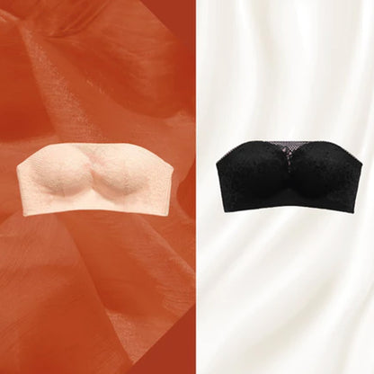 3cm PUSH-UP Strapless Wireless Bra – Anti-Slip Silicone Edge & Palm-Shaped Padding