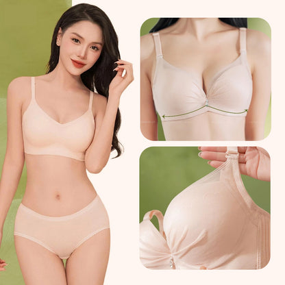 4cm Super Thick Push Up Bra Flexible Wire Lifting Bra Natural Cleavage Invisible Lace Bra