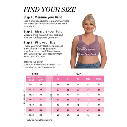 Big Size Front Snap Bra for Elderly Wireless Soft Cotton Bra for Middle-Aged Senior Women Comfort